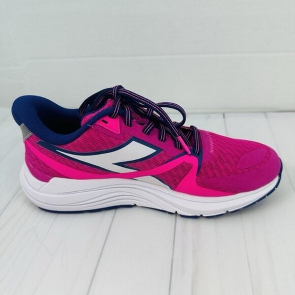 Diadora Blushield Mythos 8 Vortice Womens Size 7.5 Pink Sneakers Athletic Shoes - Picture 2 of 16